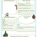 Grade 4 Christmas Worksheets With All About Christmas Worksheets