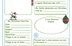 Grade 4 Christmas Worksheets with All About Christmas Worksheets