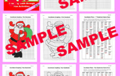 Graphing Christmas Coordinates Math Art Activity – Our Family Code for Father Christmas Graphing Worksheets