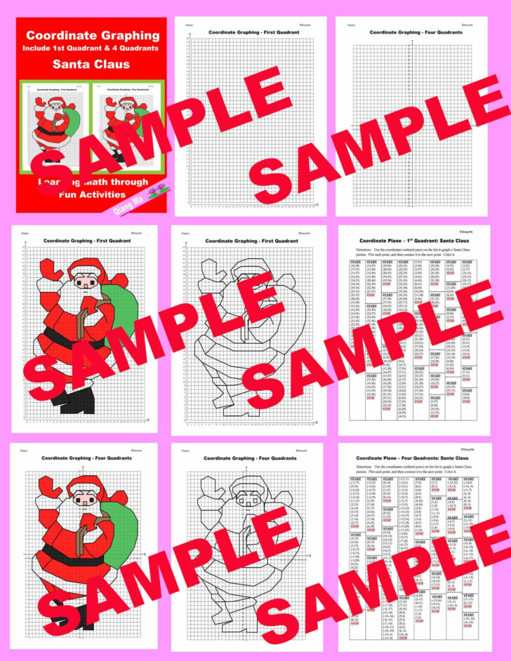 Father Christmas Graphing Worksheets Father Christmas Graphing Worksheets