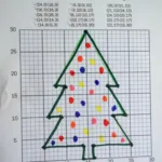 Graphing Christmas Coordinates Math Art Activity   Our Family Code Intended For Father Christmas Graphing Worksheets