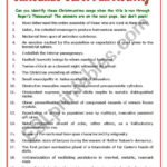 Guess The Christmas Carol: Worksheet & Charades   Teach Beside Me With Guess The Christmas Carol Worksheets