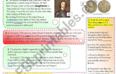 History Of Christmas /Part2/ With Key -Coloured+ Black&White – Esl in History Of Christmas Carols Worksheets