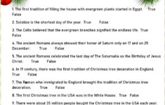 History Of Christmas Tree Worksheet Online Exercise For | Live with Meaning of Christmas Worksheets