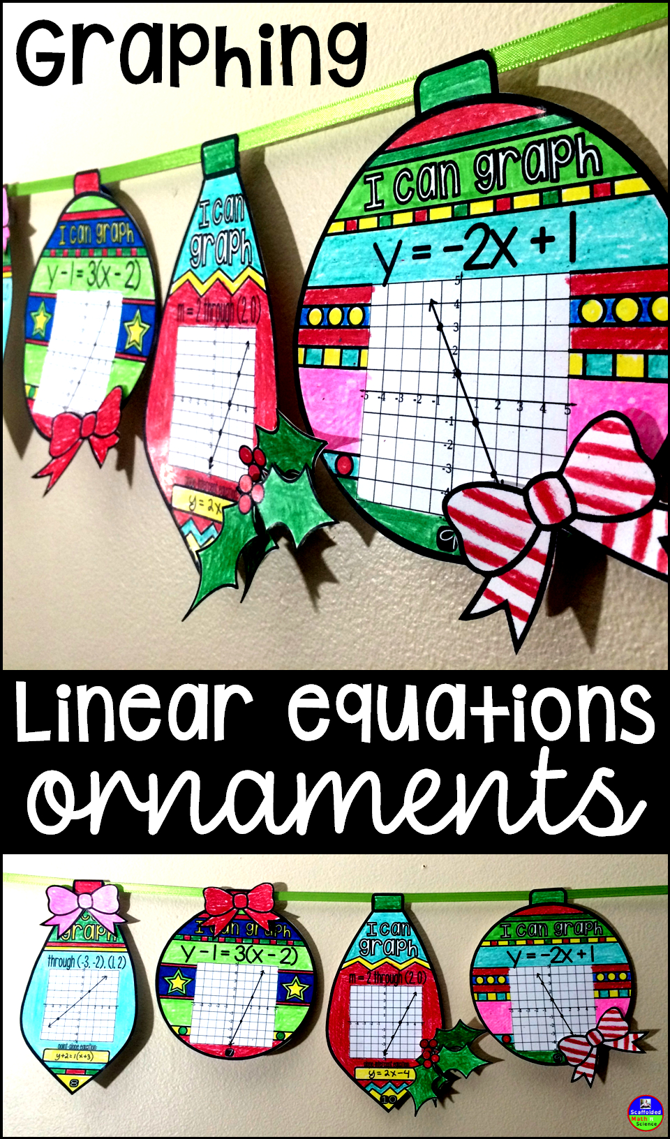 Holiday Math with regard to Solving Linear Systems by Graphing Christmas Worksheets Answers