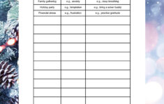 Holiday Recovery: Group Therapy Activity For Addiction Support in Christmas Relapse Prevention Worksheets