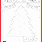 Holiday Tree Prewriting Activity Page   Your Therapy Source With Christmas Pre Writing Worksheets