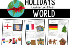 Holidays Around The World pertaining to Christmas Celebrations Around The World Worksheets