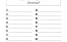 How Many Words Can You Make From Christmas - Worksheet intended for How Many Words Can You Make Out of Christmas Worksheets