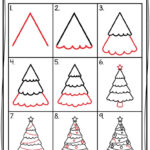 How To Draw A Christmas Tree   Fun With Mama With Regard To Christmas Tree Guidance Worksheets
