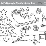 Imagination Time   Let'S Decorate The Christmas Tree Coloring Page Intended For Decorate The Christmas Tree Worksheets