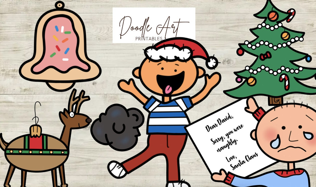 It Is Christmas David Clip Art Pack - Etsy for It&amp;#039;S Christmas David Worksheets