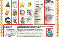 Itã‚Â´s Christmas! – Esl Worksheetnuria08 intended for What Does Christmas Mean To You Worksheets