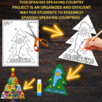 La Navidad Spanish Speaking Country Tessellation Christmas Tree For Christmas In Spanish Speaking Countries Worksheets