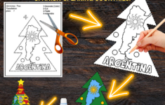 La Navidad Spanish Speaking Country Tessellation Christmas Tree for Christmas in Spanish Speaking Countries Worksheets