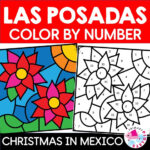 Las Posadas Colornumber Code Christmas In Mexico | Made Regarding Las Posadas Christmas In Mexico Worksheets Answers