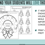 Math And Language Arts Holiday Christmas Practice Worksheets And In Christmas Language Arts Worksheets