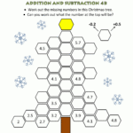 Math Christmas Activities 4Th Grade For Christmas 4Th Grade Worksheets