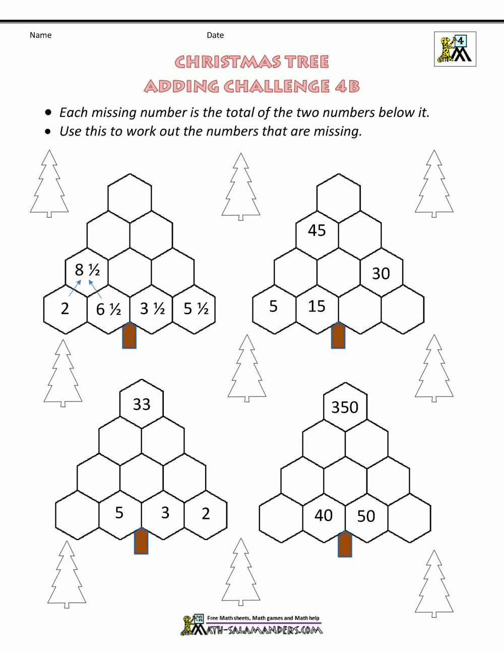 Math Christmas Activities 4Th Grade intended for 5Th Grade Christmas Math Worksheets