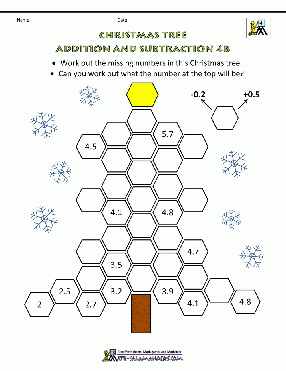 Math Christmas Activities 4Th Grade within Christmas Worksheets For 4Th Grade