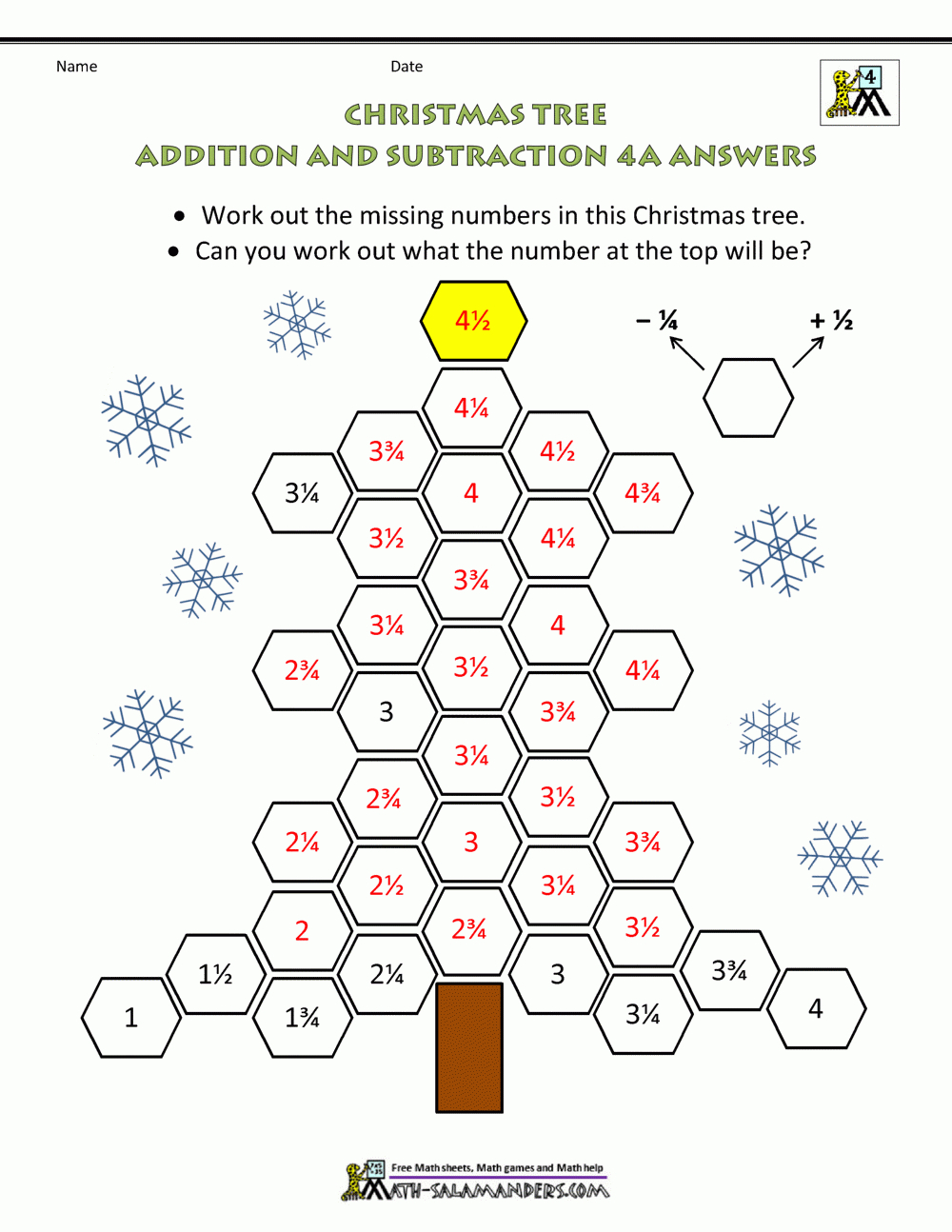 Math Christmas Activities 4Th Grade - Worksheets Library regarding 4Th Grade Christmas Math Worksheets