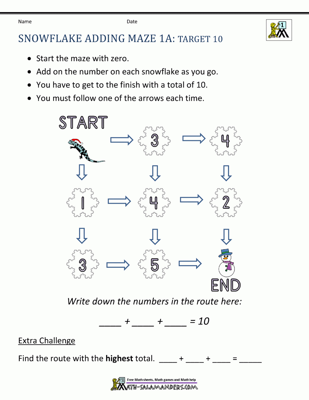 Math Christmas Worksheets First Grade regarding First Grade Christmas Math Worksheets
