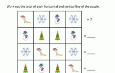 Math Christmas Worksheets First Grade with regard to Free Christmas Math Worksheets For First Grade