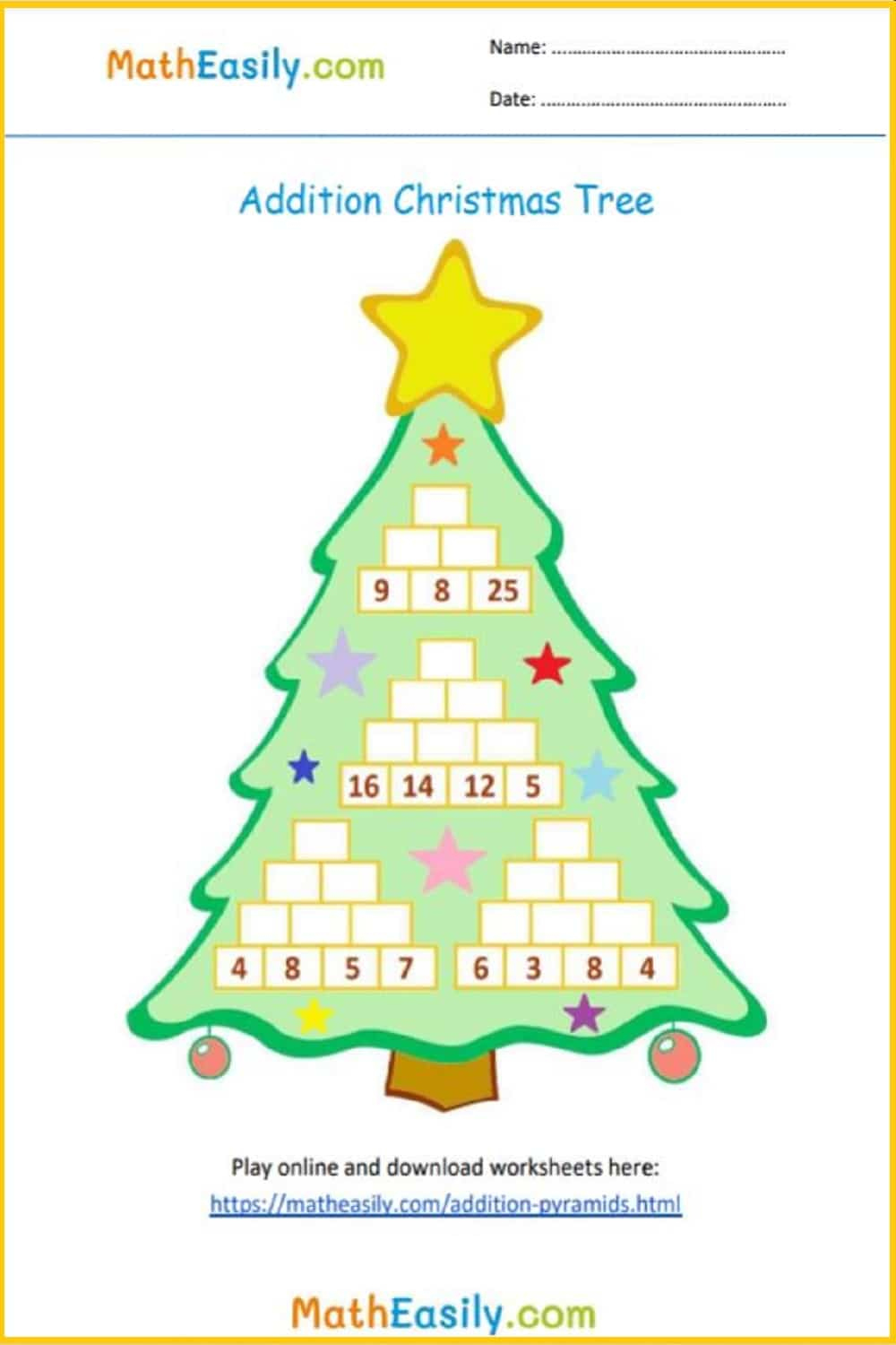 Math Christmas Worksheets Pdf | Free Download 🎄 intended for Christmas 5th Grade Worksheets