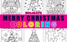 Merry Christmas Coloring Pages (Free Printables) – Superstar for Merry Christmas Coloring Worksheets