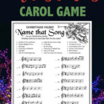 Name That Song" Christmas Game Throughout Name That Tune Christmas Songs Worksheets