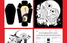 Nightmare Before Christmas Printable Activities with Nightmare Before Christmas Worksheets