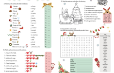 Noël – Christmas Vocabulary In French – Ks3 Worksheet | Teaching regarding Christmas French Vocabulary Worksheets