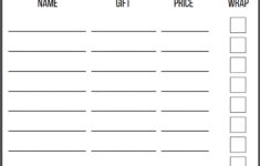 Printable Christmas Budget | Download | Gift Planner | Pdf File regarding Christmas Gift Budget Worksheets