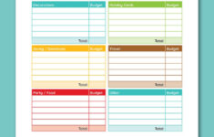Printable Christmas Budget Planner - Happiness Is Homemade pertaining to Christmas Gift Budget Worksheets