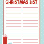 Printable Christmas Lists   50 Free Printables | Printabulls Pertaining To Christmas Wish List Worksheets
