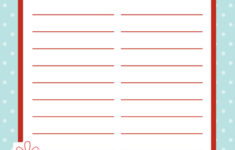 Printable Christmas Lists - 50 Free Printables | Printabulls pertaining to Christmas Wish List Worksheets