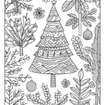 Printable Christmas Tree Coloring Pages And Sheets – Free Inside Christmas Tree Color Worksheets