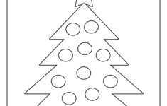 Printable Christmas Tree Coloring Pages And Sheets – Free with Christmas Tree Drawing Worksheets