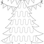 Printable Christmas Tree Pre Writing Worksheets For Kindergarten With Christmas Tree Worksheets For Kids