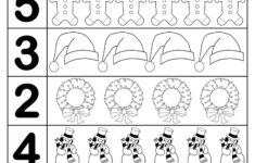 Printable Math Christmas Preschool Worksheets - Worksheets Library throughout Preschool Christmas Number Worksheets