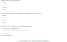 Quiz &amp; Worksheet - Figurative Language In A Christmas Carol regarding A Christmas Carol Figurative Language Worksheets Answers