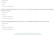 Quiz &amp; Worksheet - Symbols In A Christmas Carol | Study inside A Christmas Carol Symbols Worksheets Answers