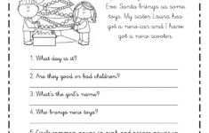 Reading Comprehension Christmas Worksheet - Worksheets Library intended for Free Christmas Reading Comprehension Worksheets For 3rd Grade