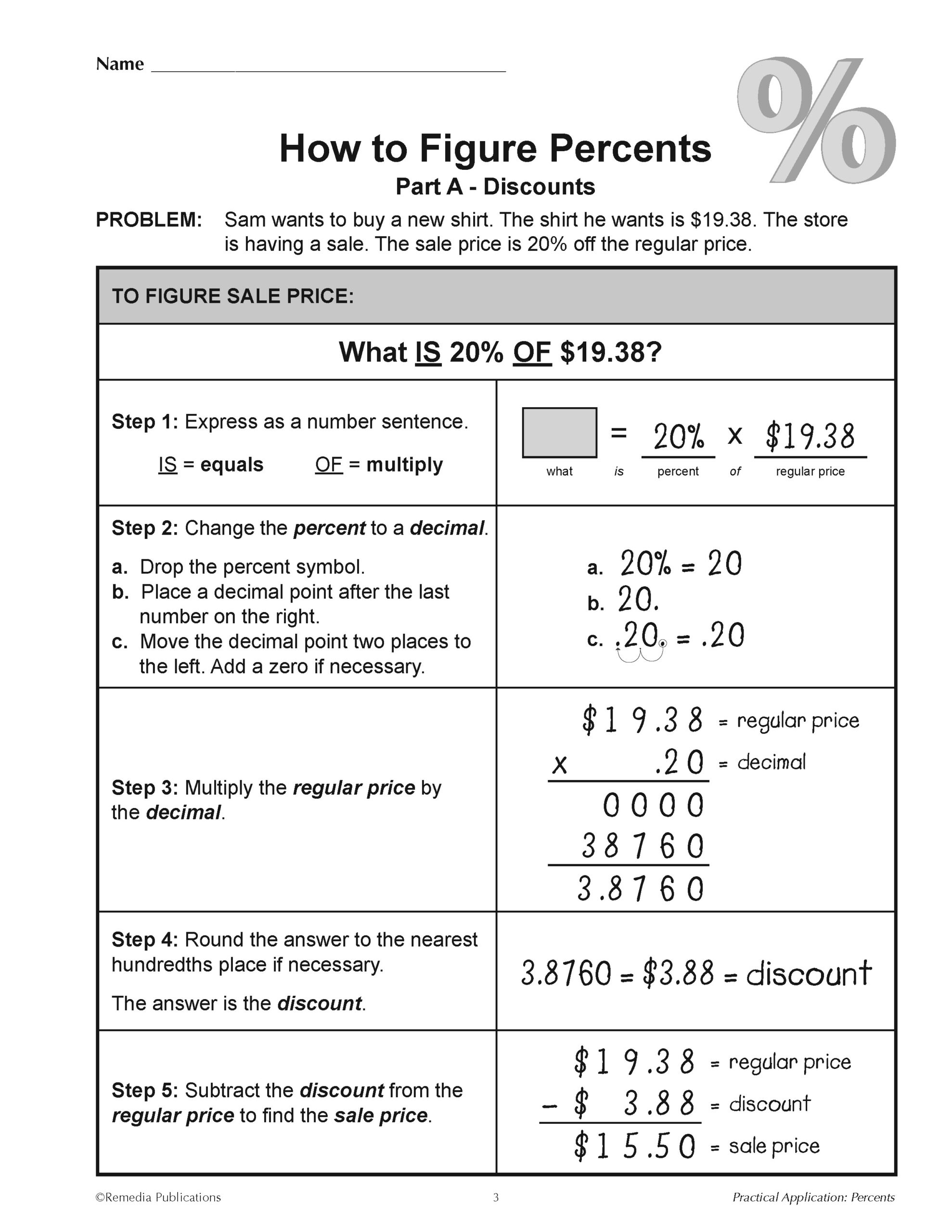 Sales Tax Math Problems Worksheet: Practice Calculating Sales Tax intended for Christmas Shopping Problems with Tax and Discounts Worksheets Answers