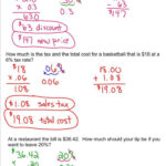 Sales Tax Math Problems Worksheet: Practice Calculating Sales Tax Regarding Christmas Shopping Problems With Tax And Discounts Worksheets Answers