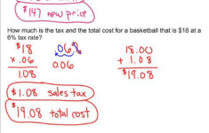 Sales Tax Math Problems Worksheet: Practice Calculating Sales Tax regarding Christmas Shopping Problems with Tax and Discounts Worksheets Answers
