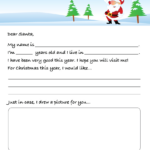 Santa'S On His Way Worksheet   A Letter To Santa   Super Simple Intended For Super Teacher Worksheets Father Christmas