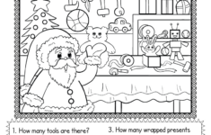 Santa'S Workshop Classification Worksheet - Free Printable with Christmas Kindergarten Reading Worksheets