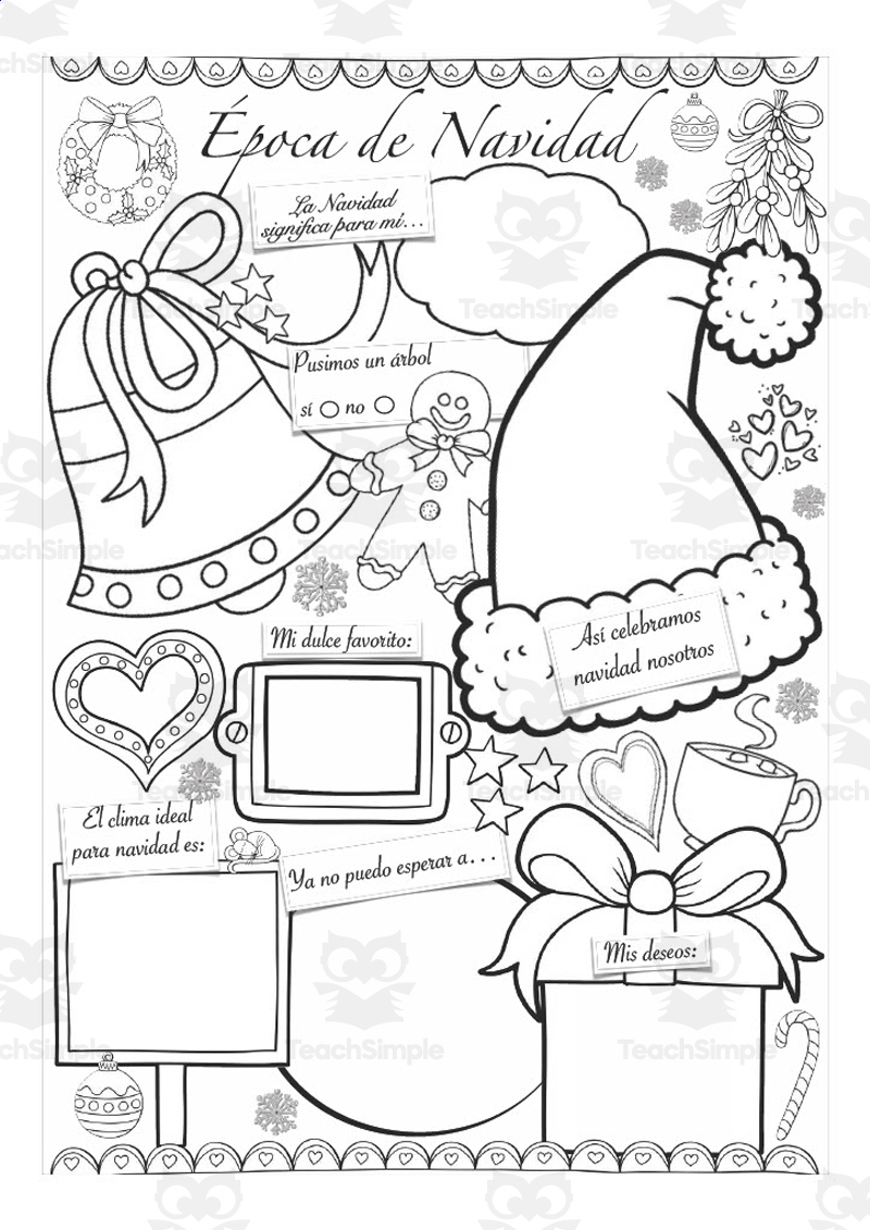 Spanish: Christmas Season | All About Worksheets - Worksheets Library in Spanish Christmas Worksheets Free Printable