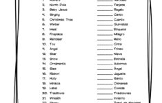 Spanish Christmas Vocabulary Matching Worksheet & Answer Key in Free Spanish Christmas Worksheets